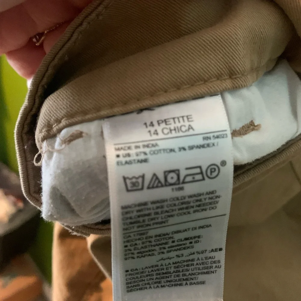 Khaki boot cut women’s 14 petite - Picture 3 of 3